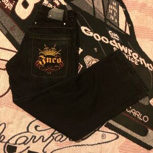 JNCO jeans Royal crown wide leg baggy